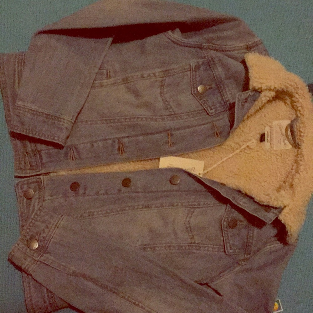 Sherpa denim jacket